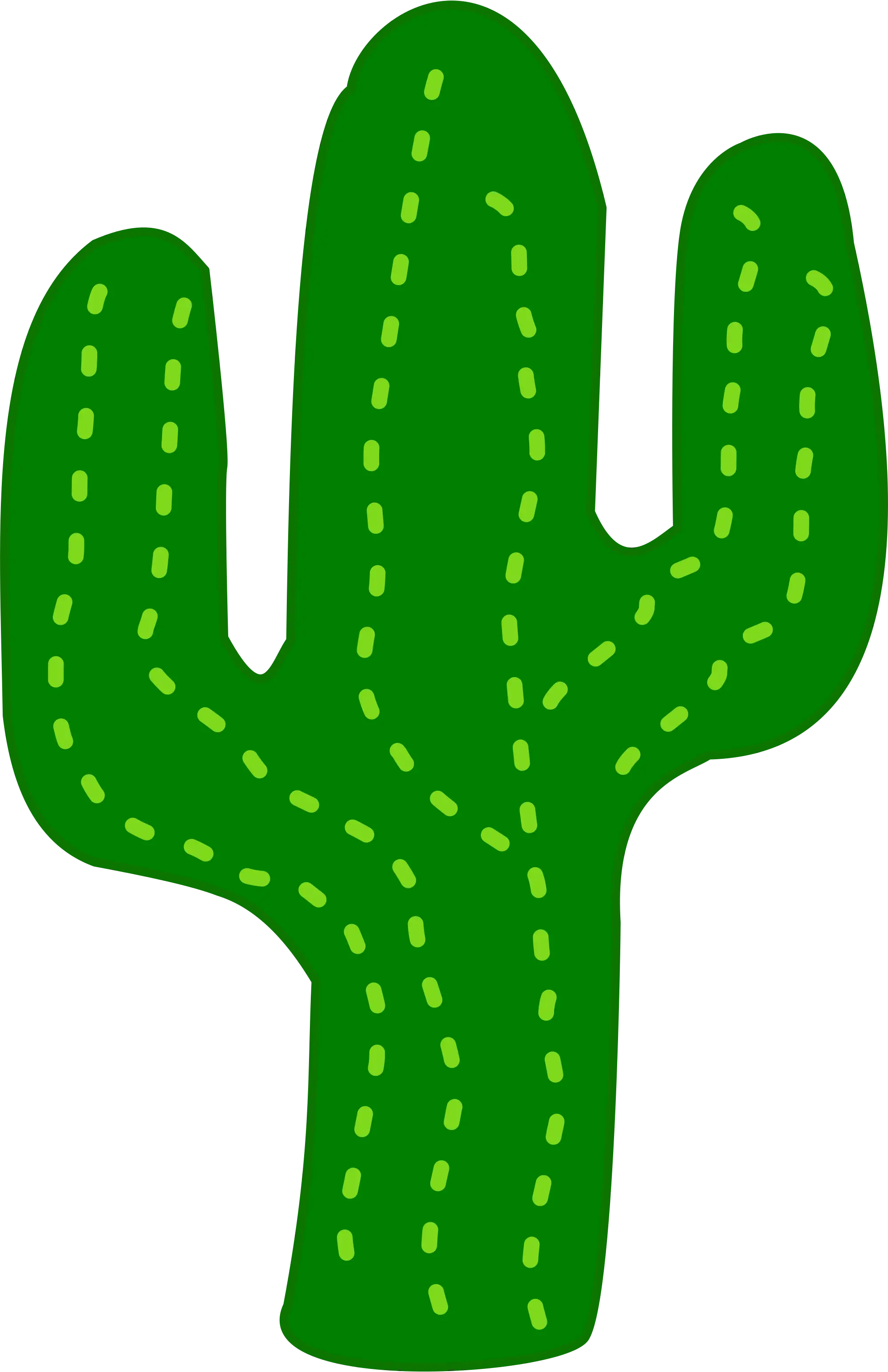 Green Cactus Plant Illustration