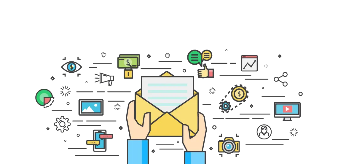 Email and Digital Communication Concept