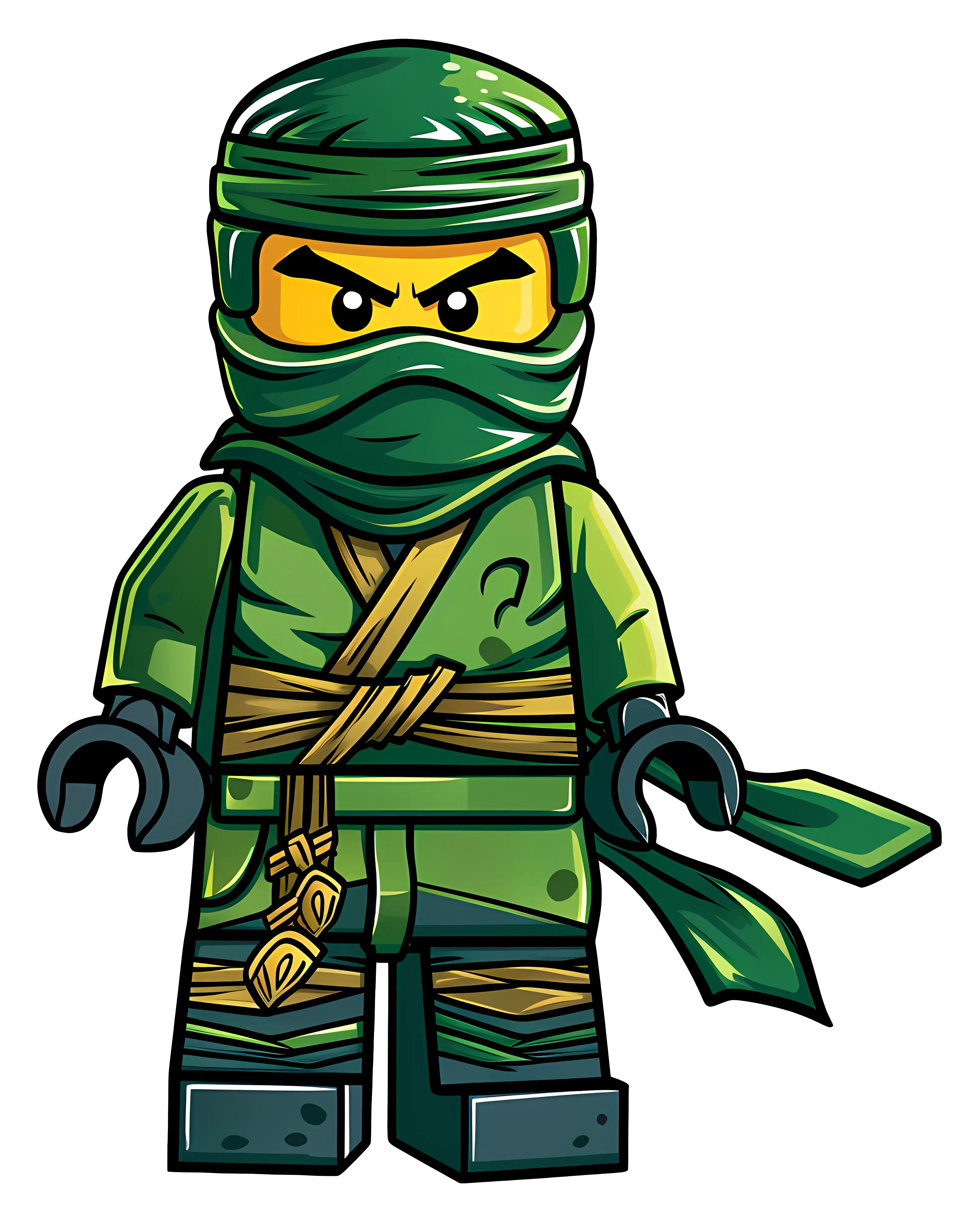 Green Ninja Lego Character