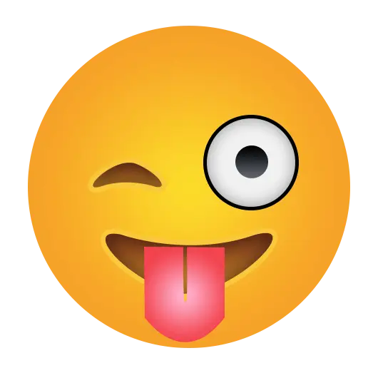 Winking Emoji with Tongue Out
