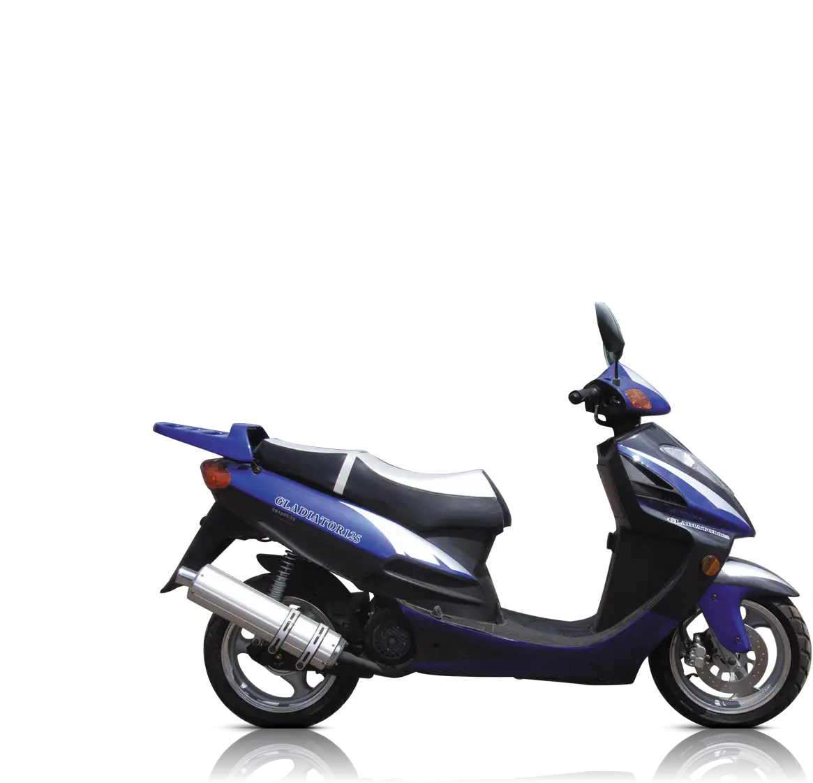 Blue Electric Scooter