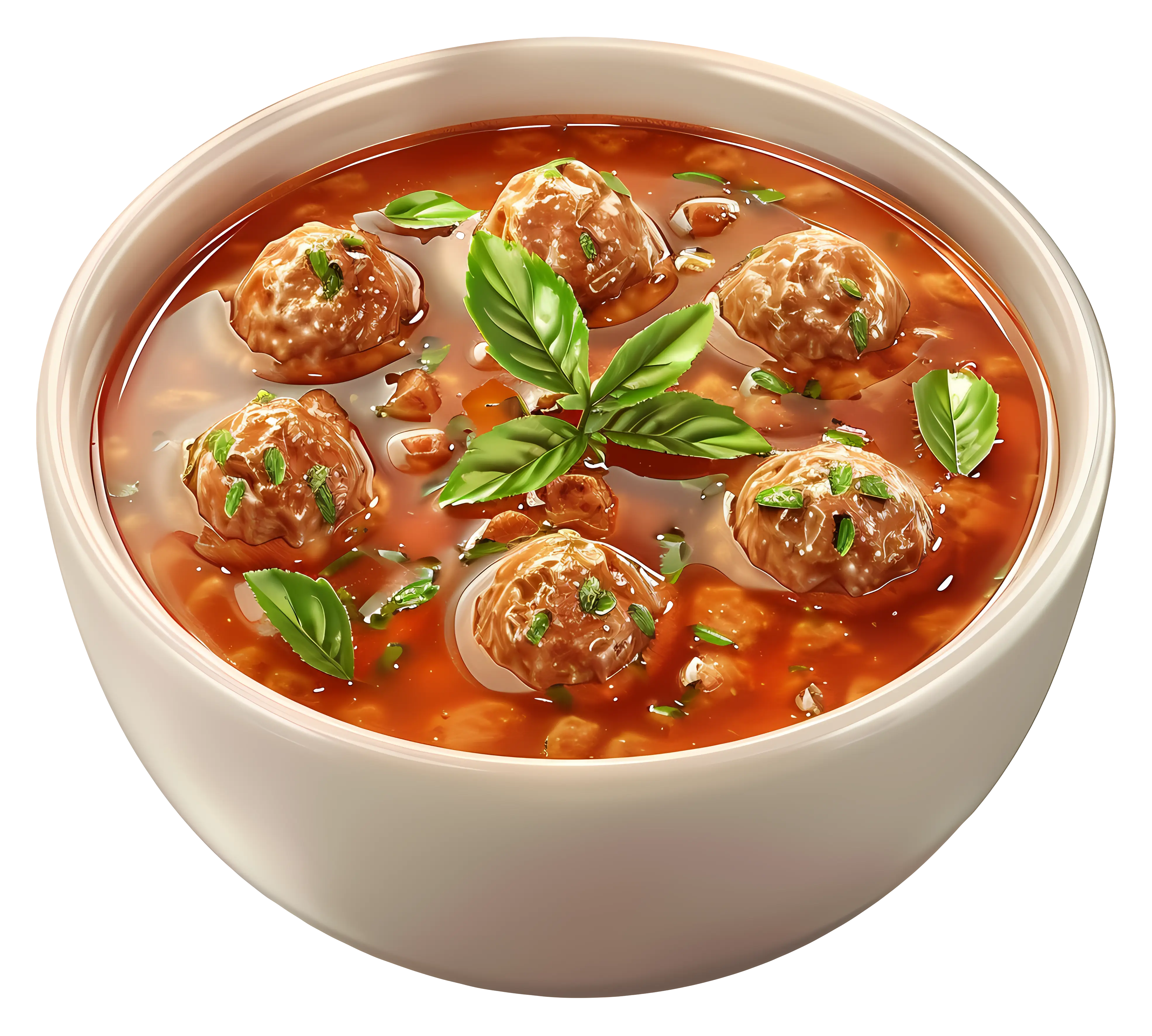 Hearty Meatball Soup