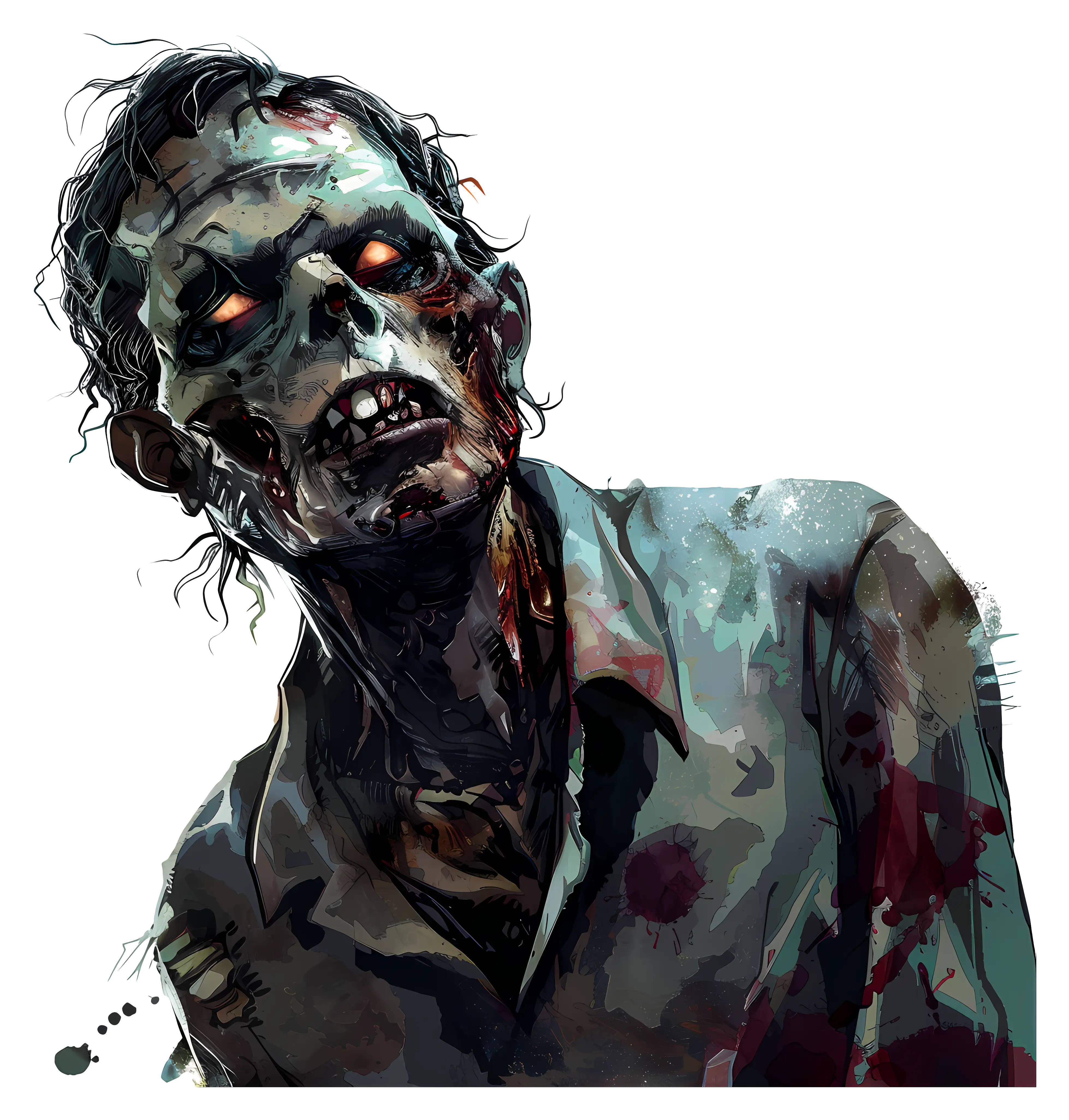 Terrifying Zombie Creature