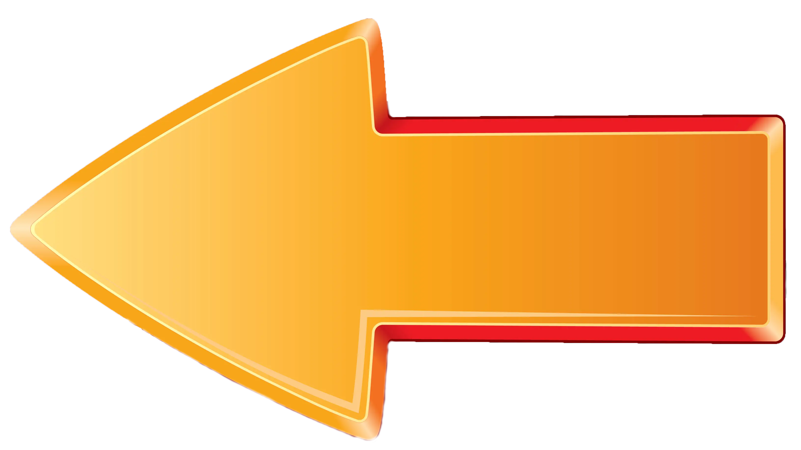 Orange Left Arrow