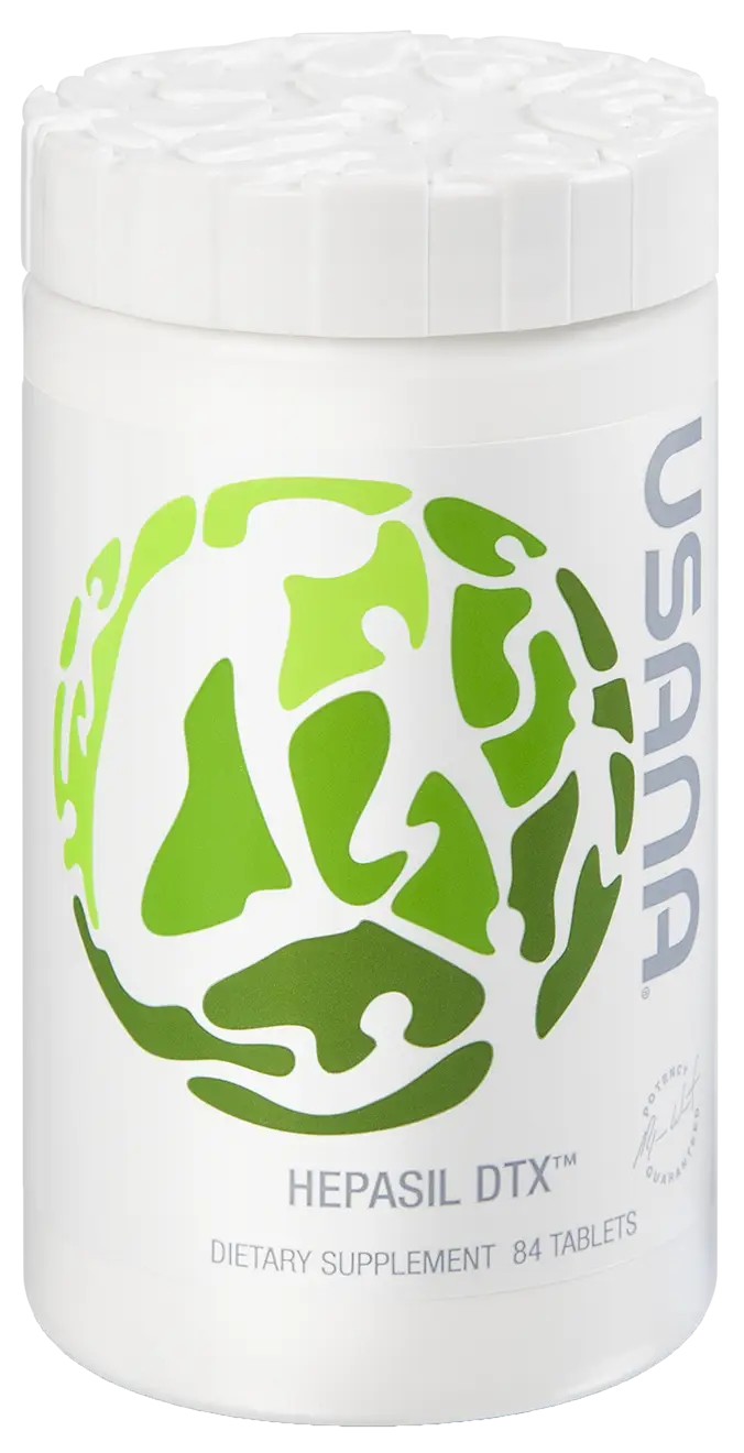 Usana Hepasil DTX Dietary Supplement Bottle