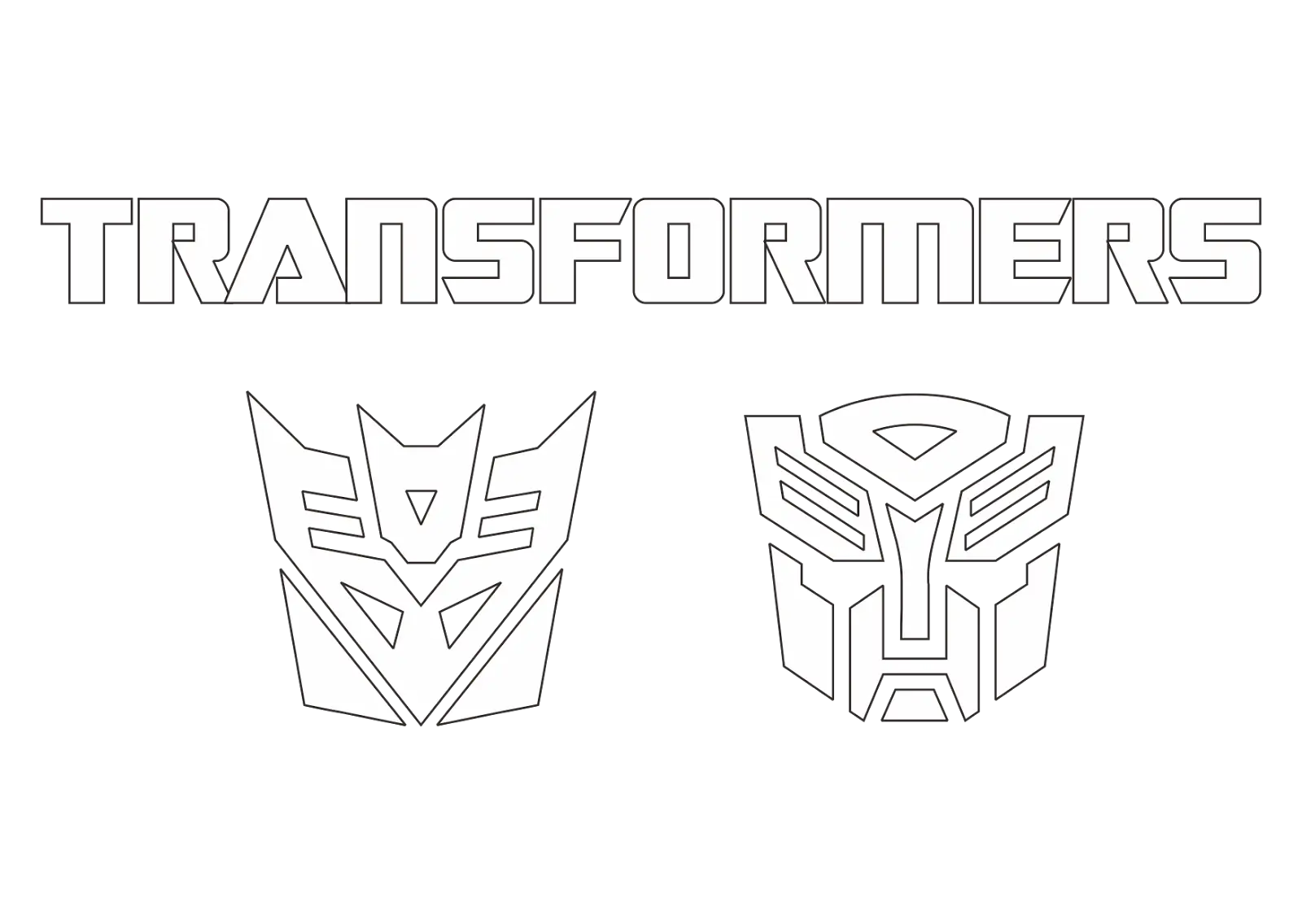 Transformers Logos: Autobots and Decepticons