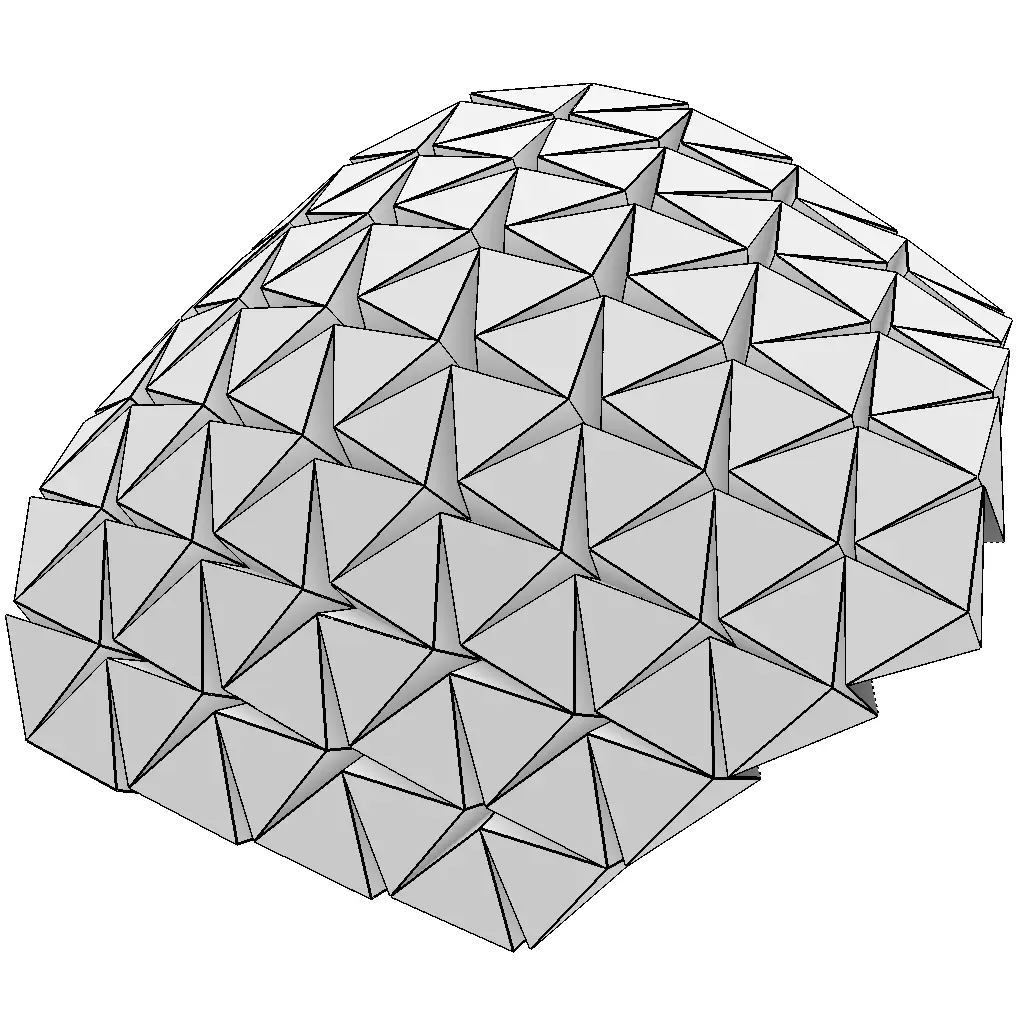 Modern Geometric Architectural Structure