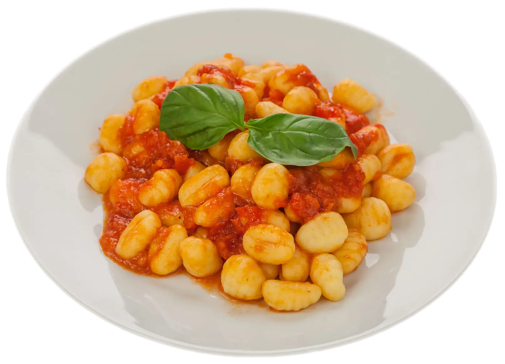 Gnocchi with Tomato Sauce and Basil