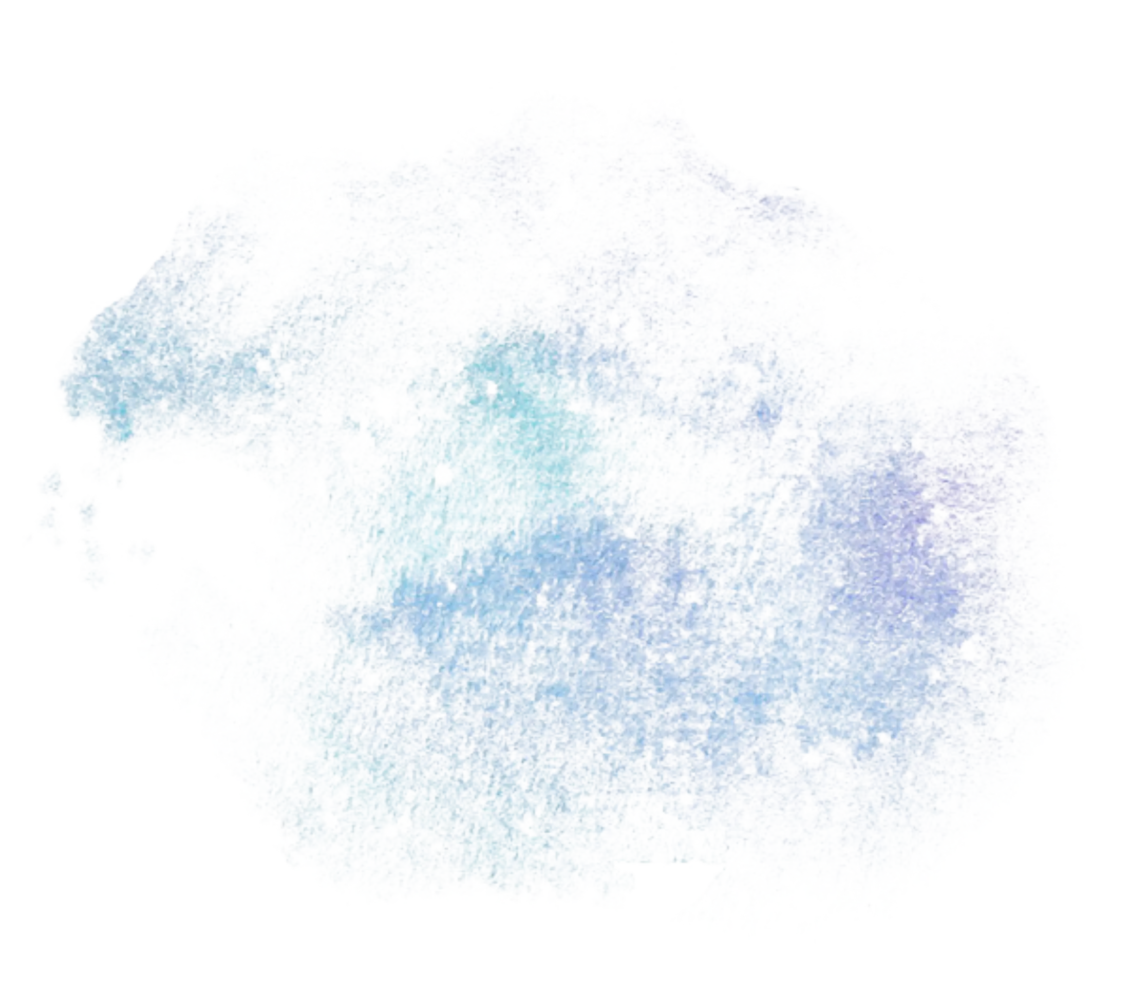Blue Watercolor Splash Art