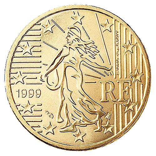 Gold Coin with RF and 1999