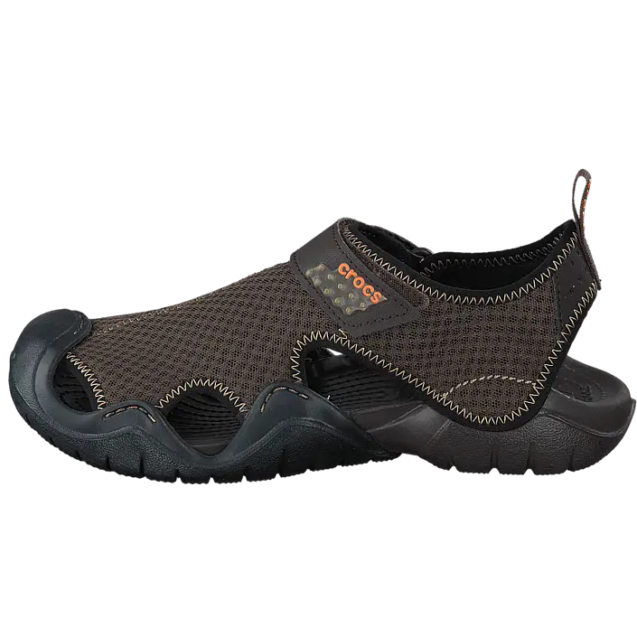 Brown Sporty Sandal with Rubber Sole