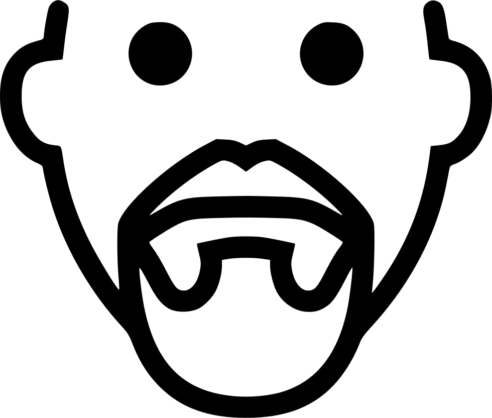 Vampire Face Outline Icon