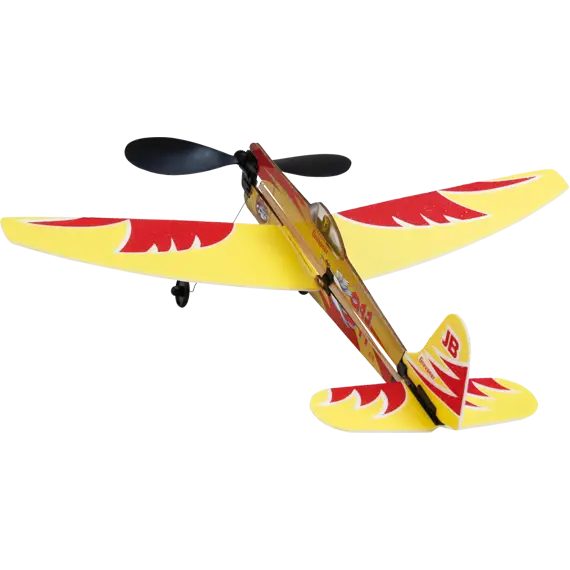 Yellow and Red Model Airplane Toy