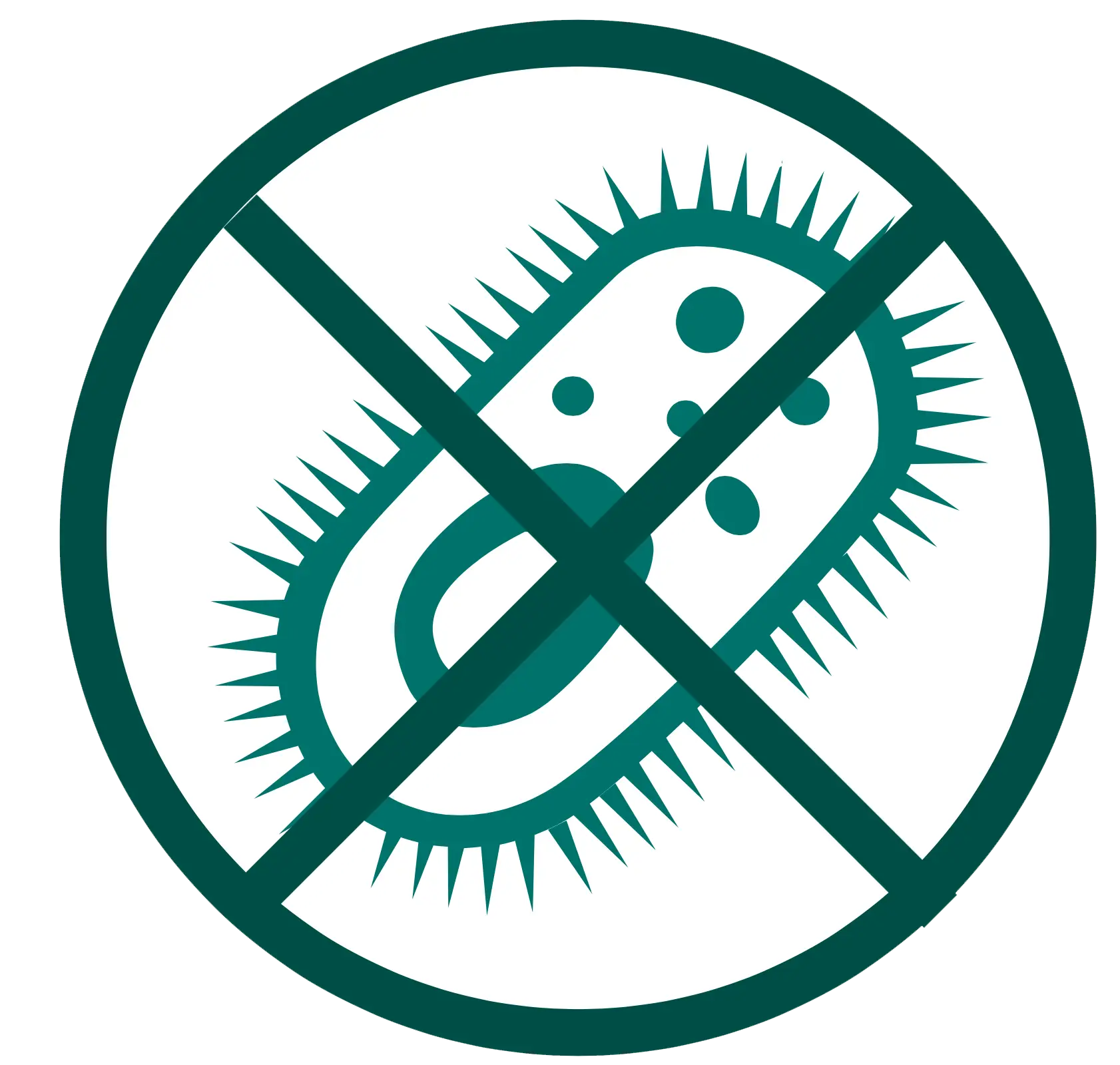 No Bacteria Symbol