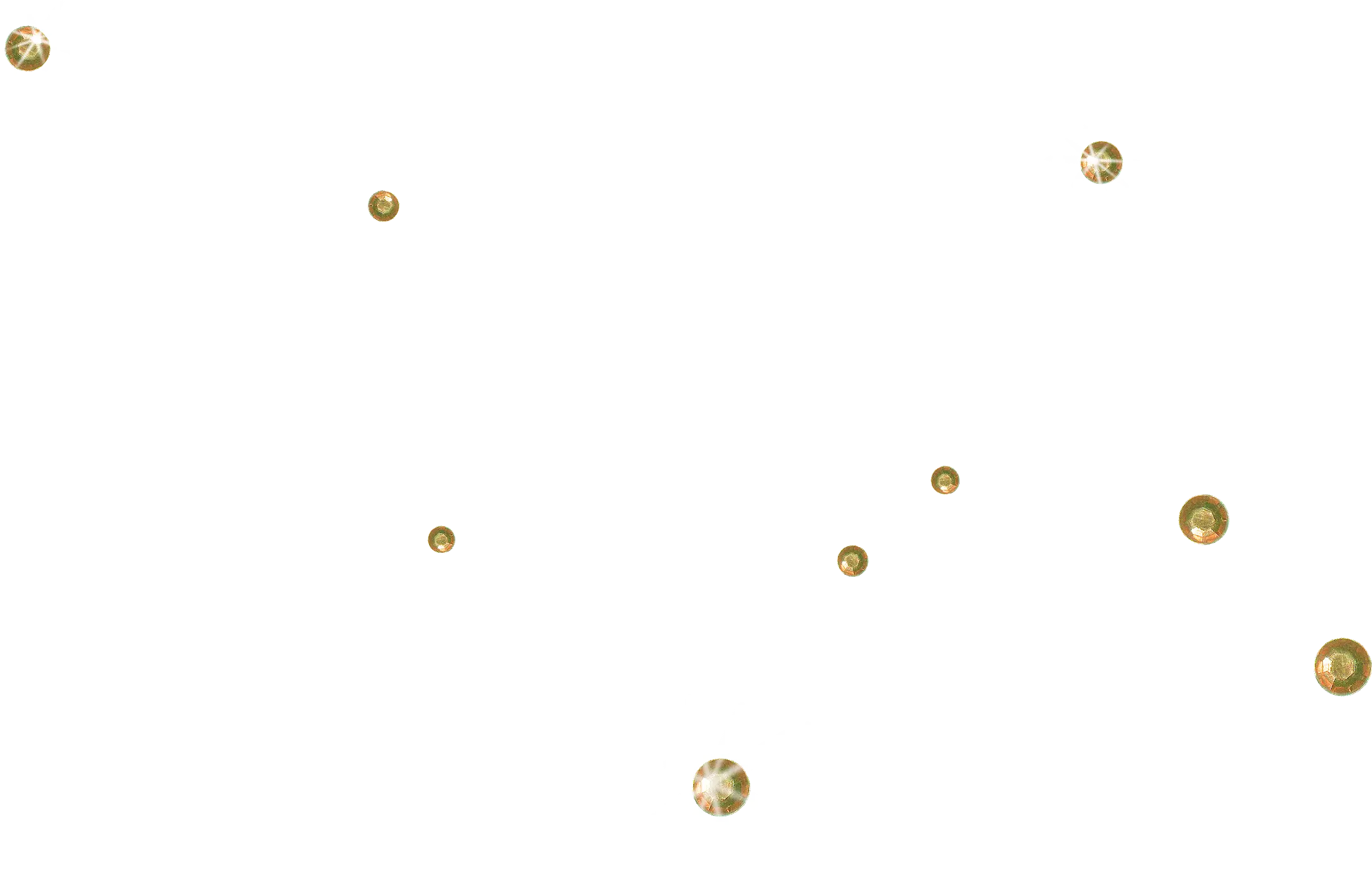 Golden Sparkling Dots Design