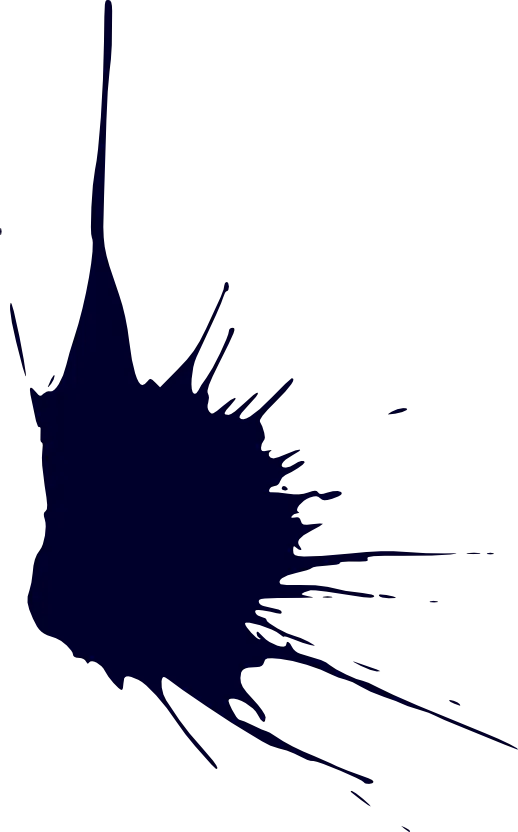 Abstract Ink Splatter Art