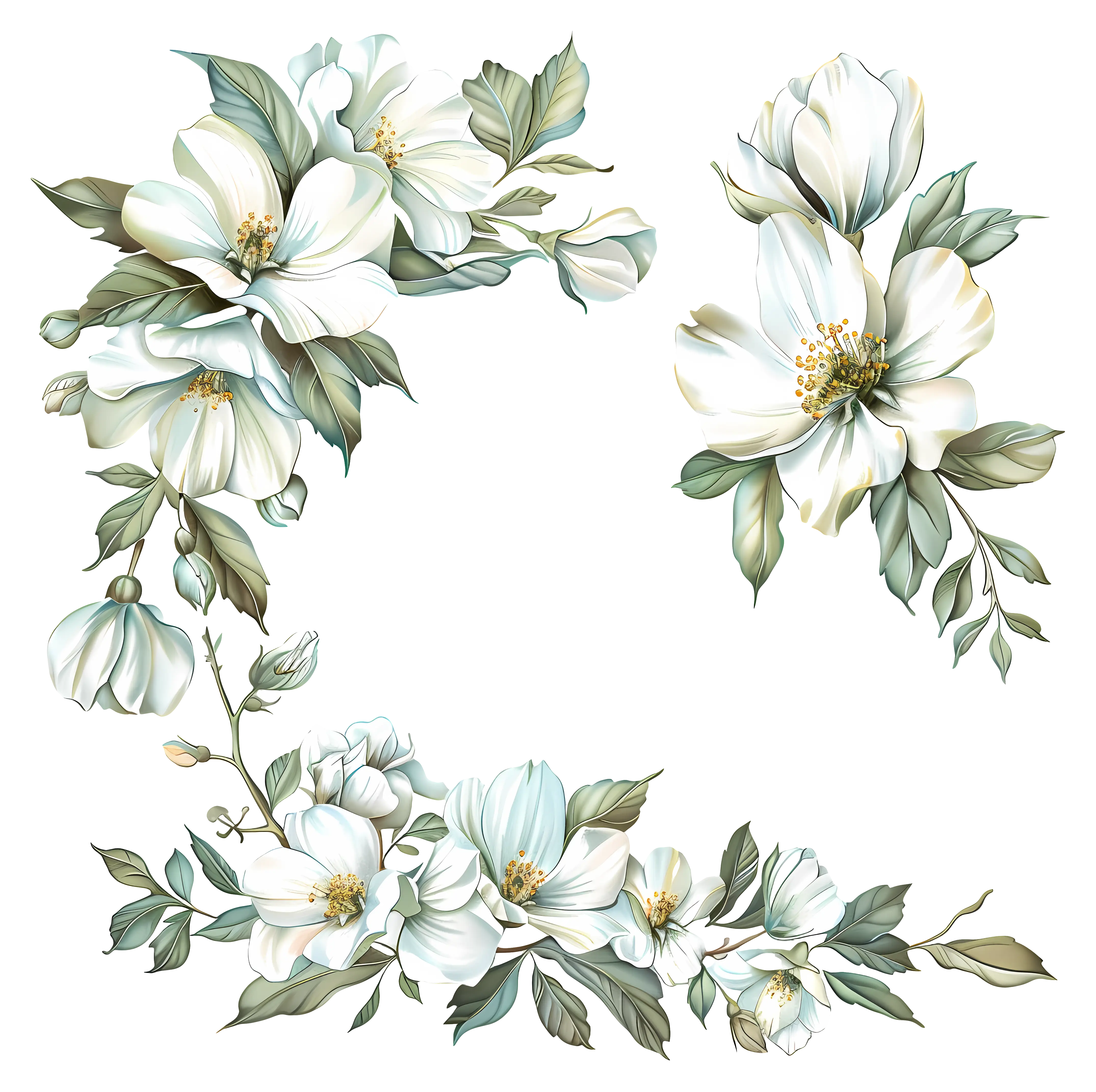 White Flowers Arrangement