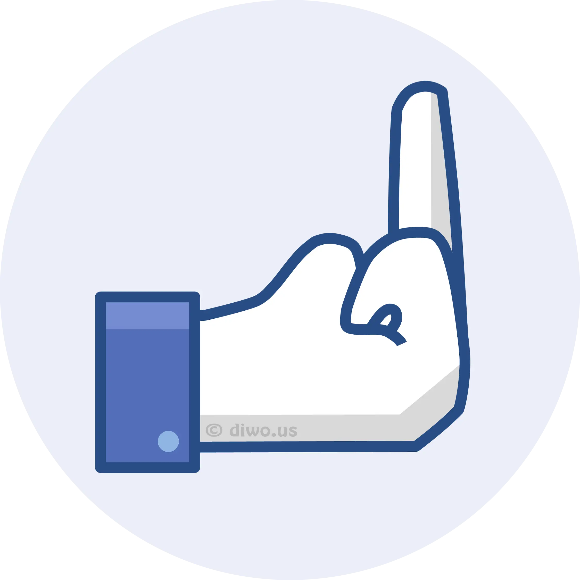 Middle Finger Gesture Icon