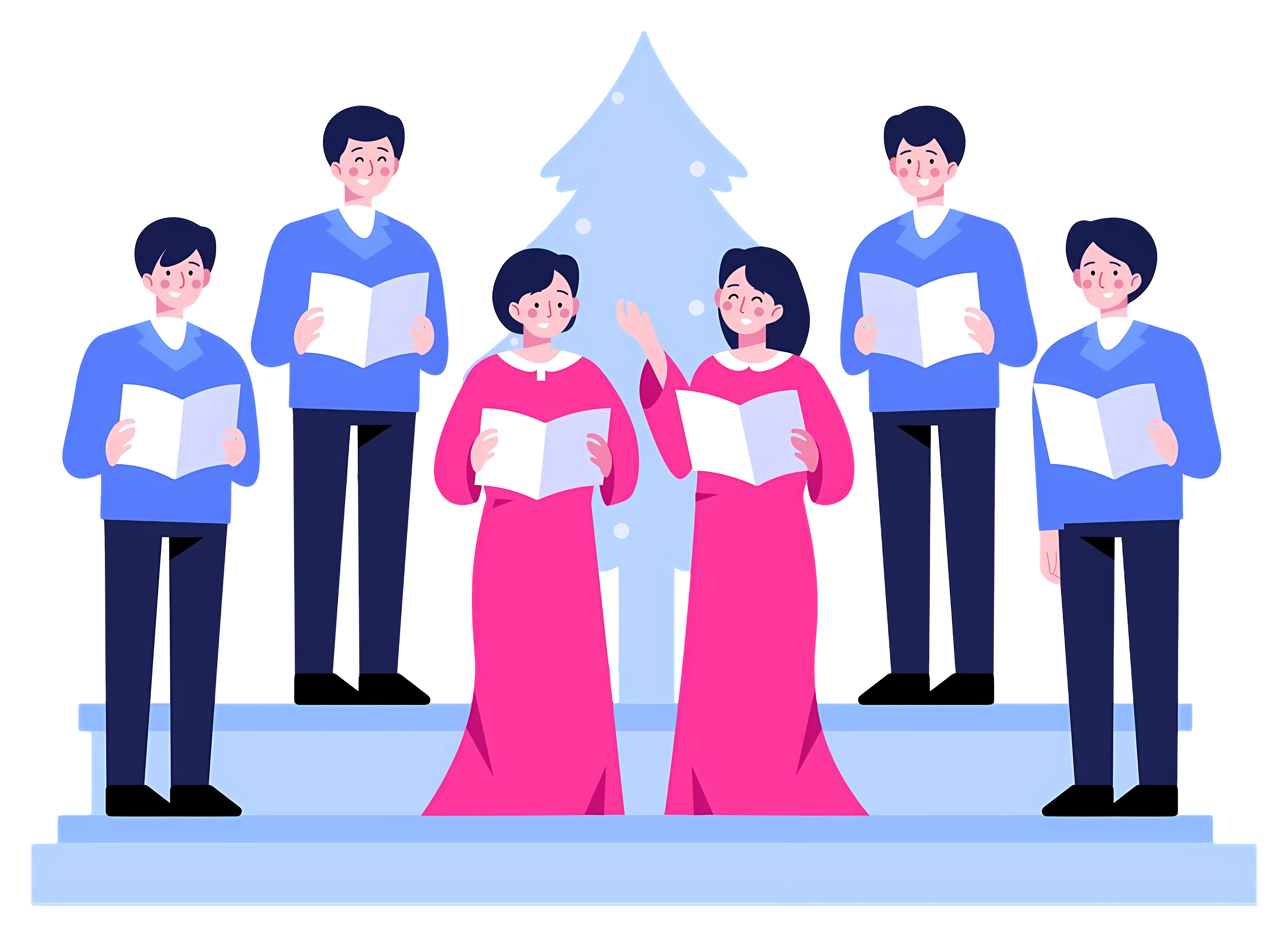 Choir Group Singing Together