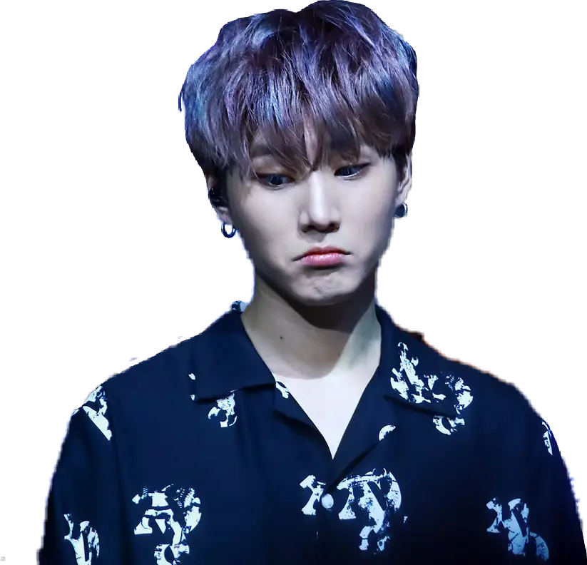 Person with Purple Hair