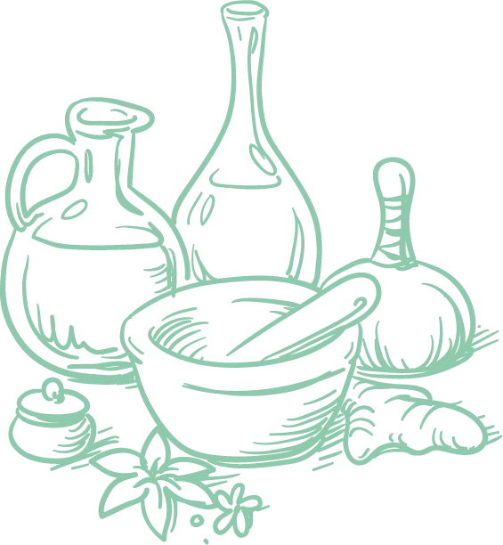 Herbal Medicine and Natural Remedies Illustration