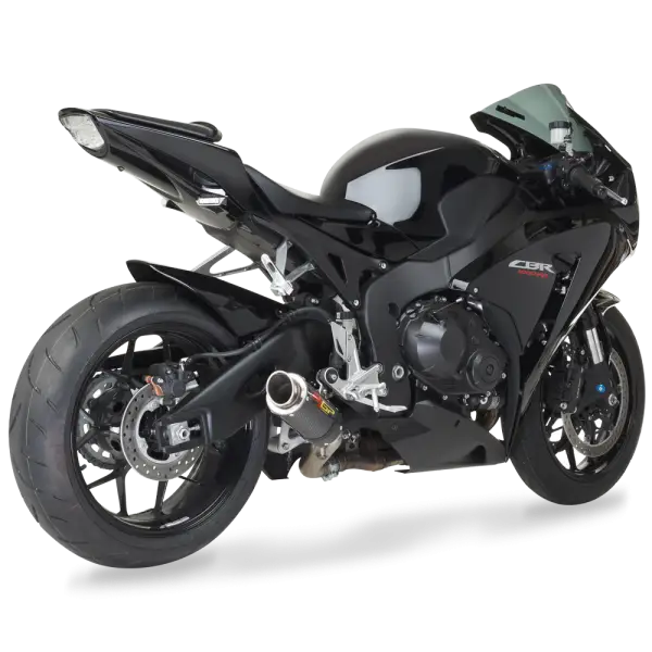 Black Sports Motorcycle Design