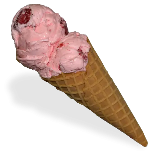 Strawberry Ice Cream Cone Delight