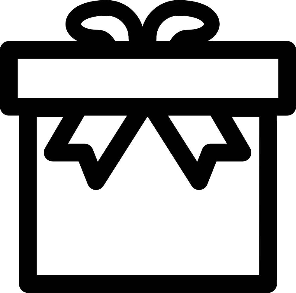 Gift Box Outline Icon