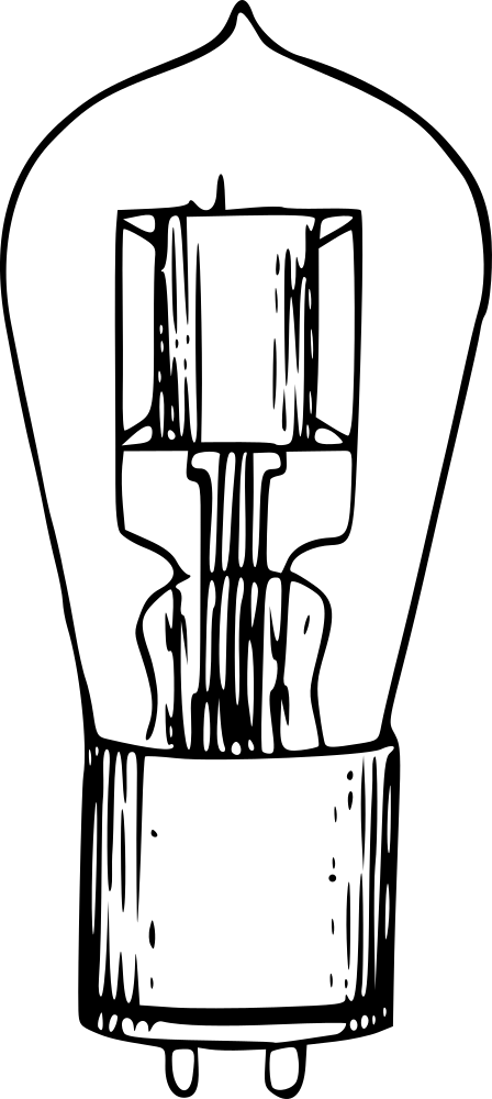 Hand-Drawn Illustration of a Light Bulb