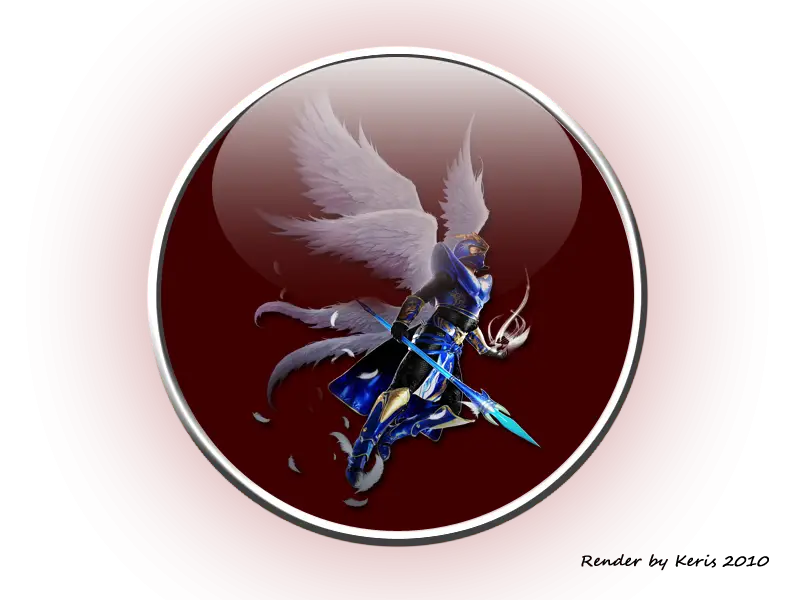 Fantasy Angel Warrior with Sword