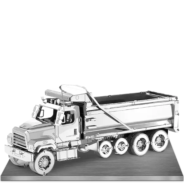 Metallic Dump Truck Model Design