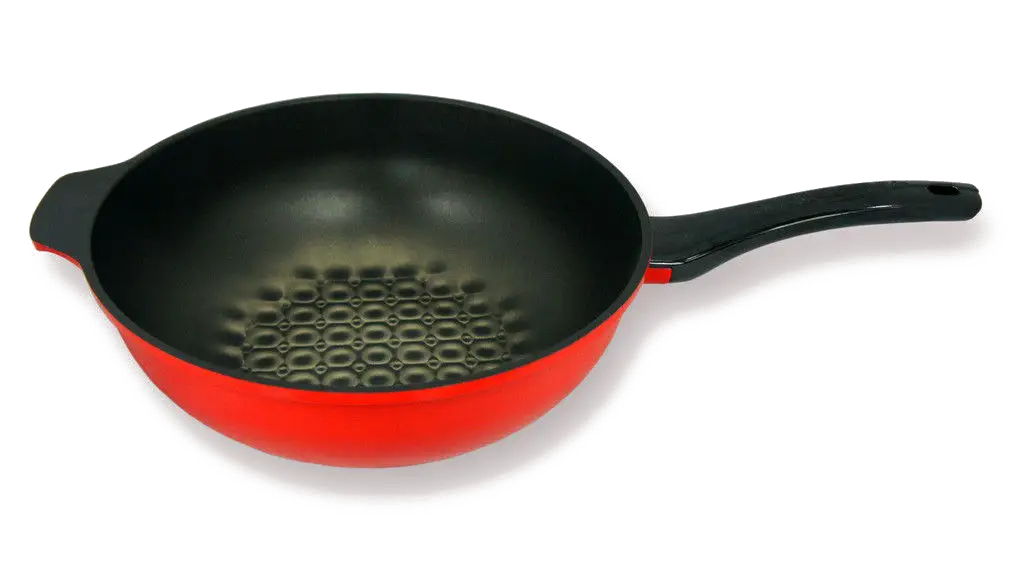 Red and Black Non-stick Frying Pan