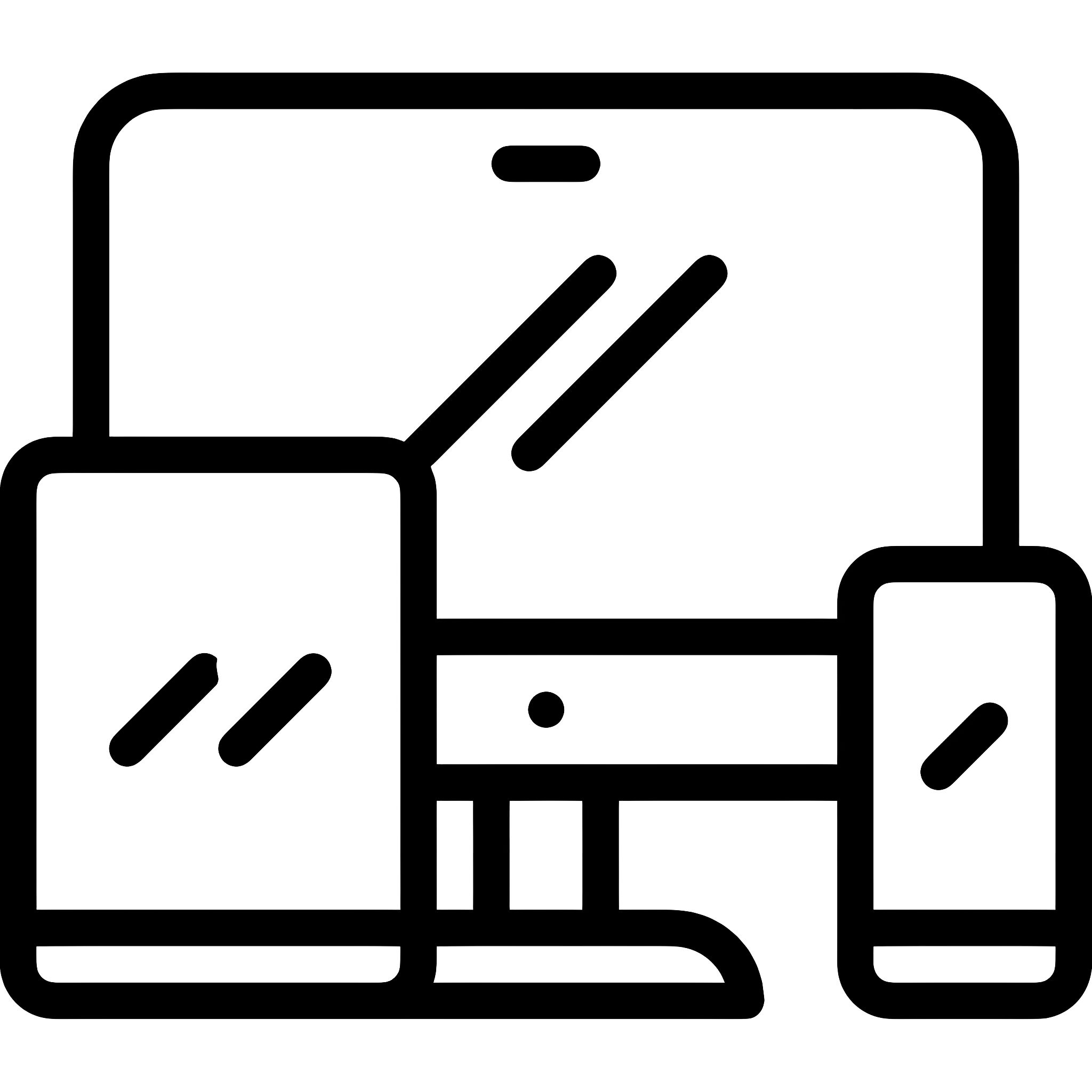 Electronic Devices Line Art