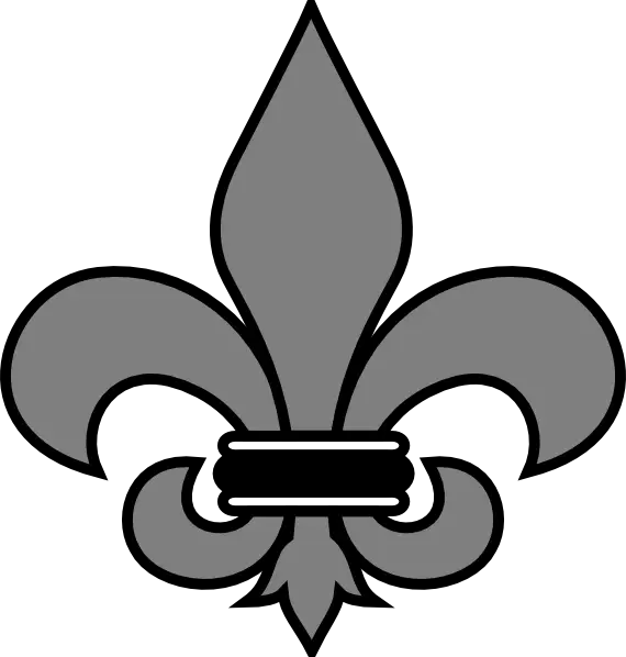 Fleur-de-lis Decorative Emblem Symbol