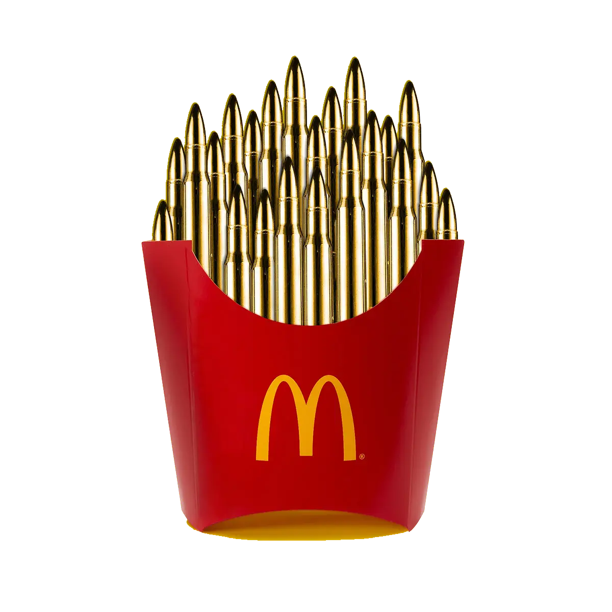 Bullets in McDonald&#039;s Fries Box