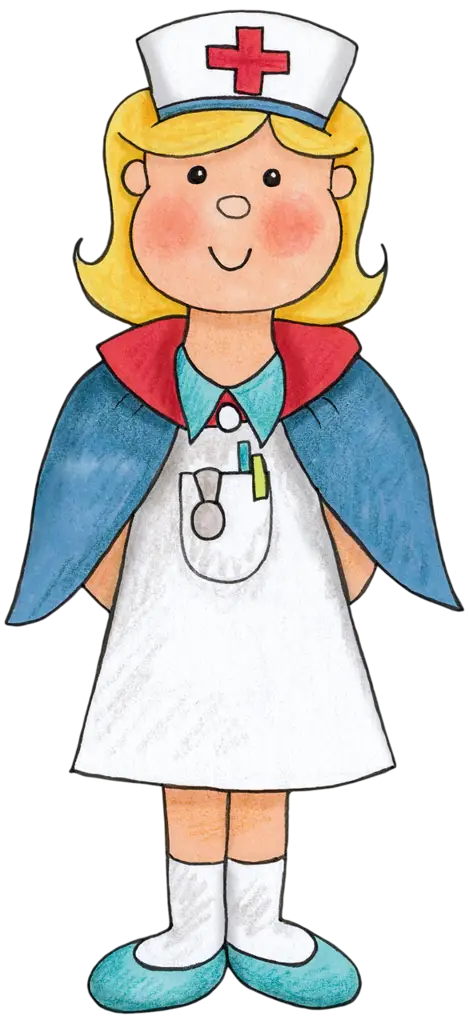 Cartoon Nurse Illustration