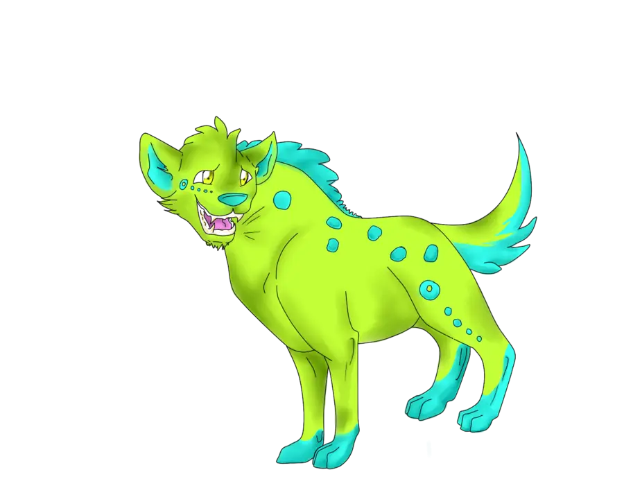 Green Spotted Cartoon Animal