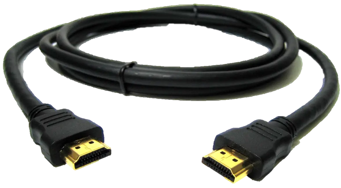 Black HDMI Cable with Gold Connectors