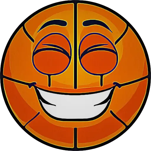 Smiling Basketball Emoji