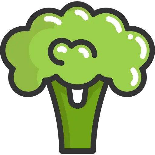 Green Cartoon Broccoli Illustration