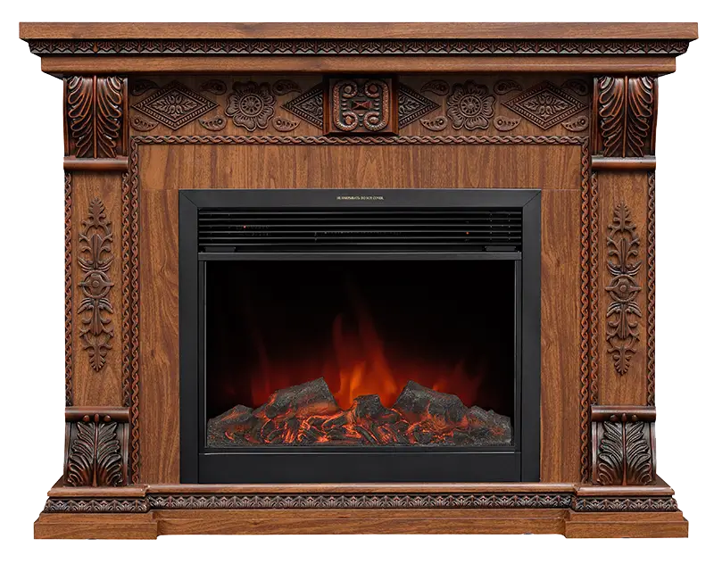 Wooden Electric Fireplace Design