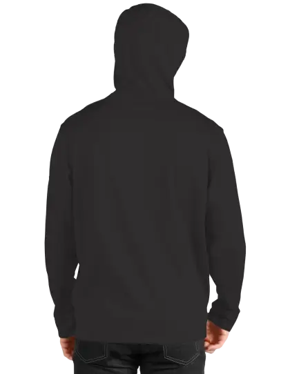 Black Hoodie from Back View