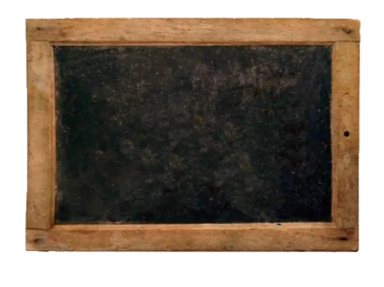 Old Wooden Framed Chalkboard