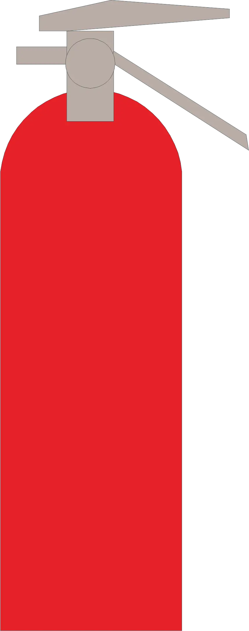 Red Fire Extinguisher Illustration