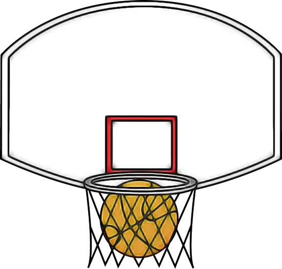Basketball Scoring in Hoop Illustration