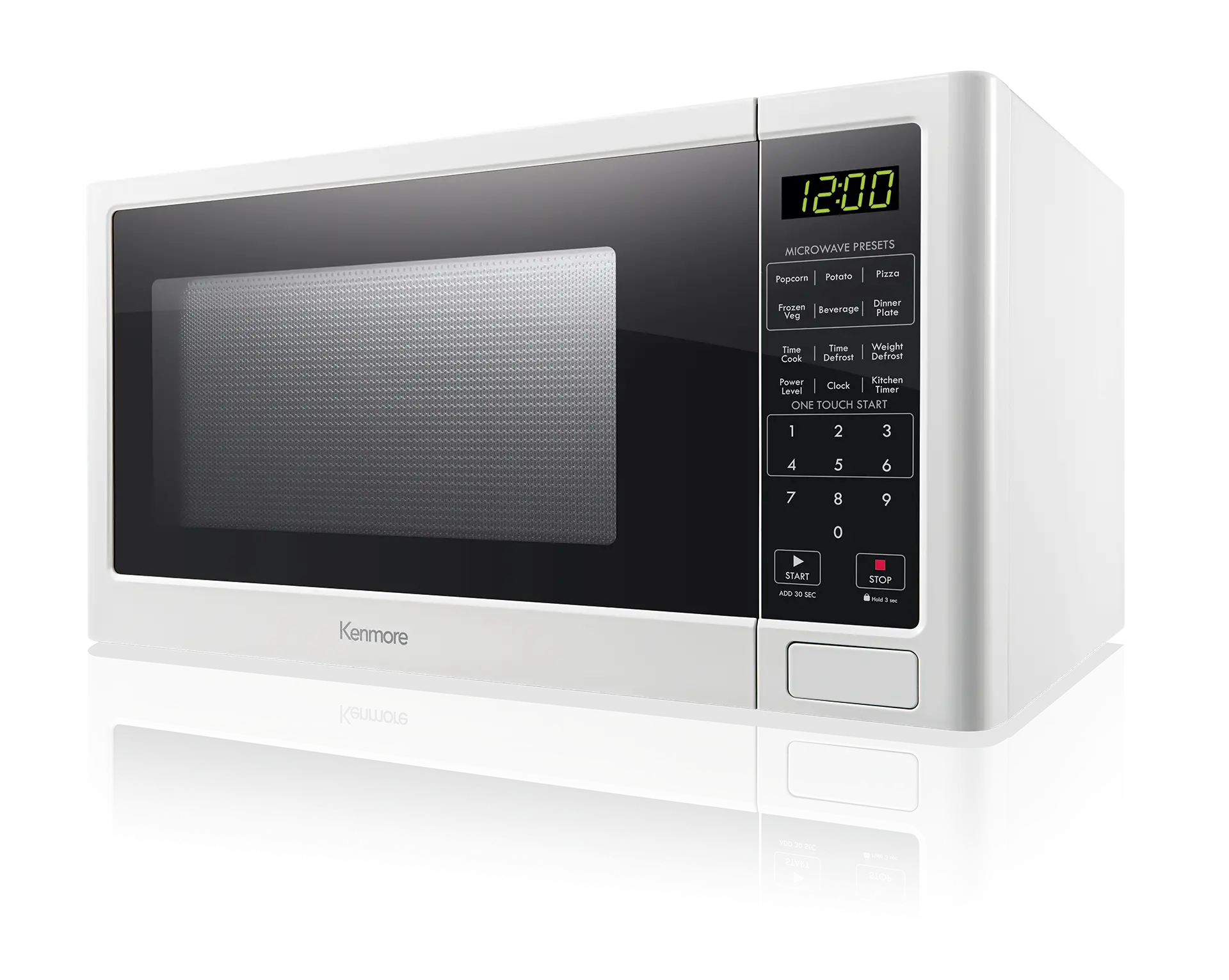 Modern White Microwave for Efficient Cooking
