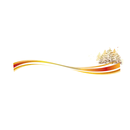 Golden Christmas Ribbon