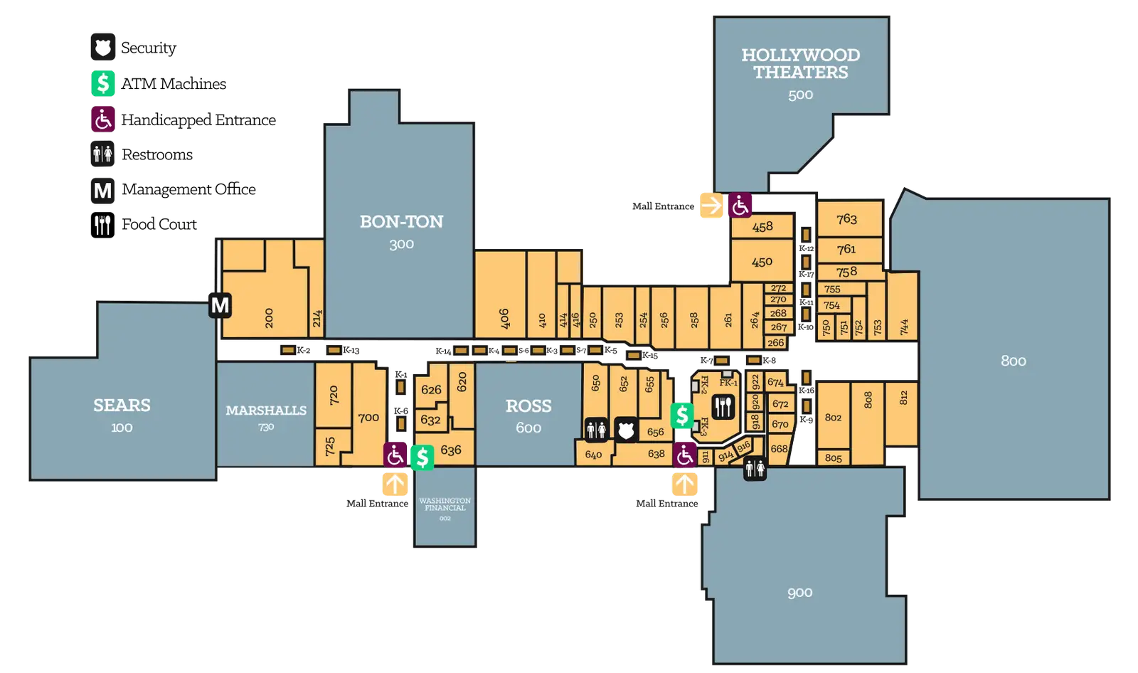 Detailed Mall Map for Easy Navigation