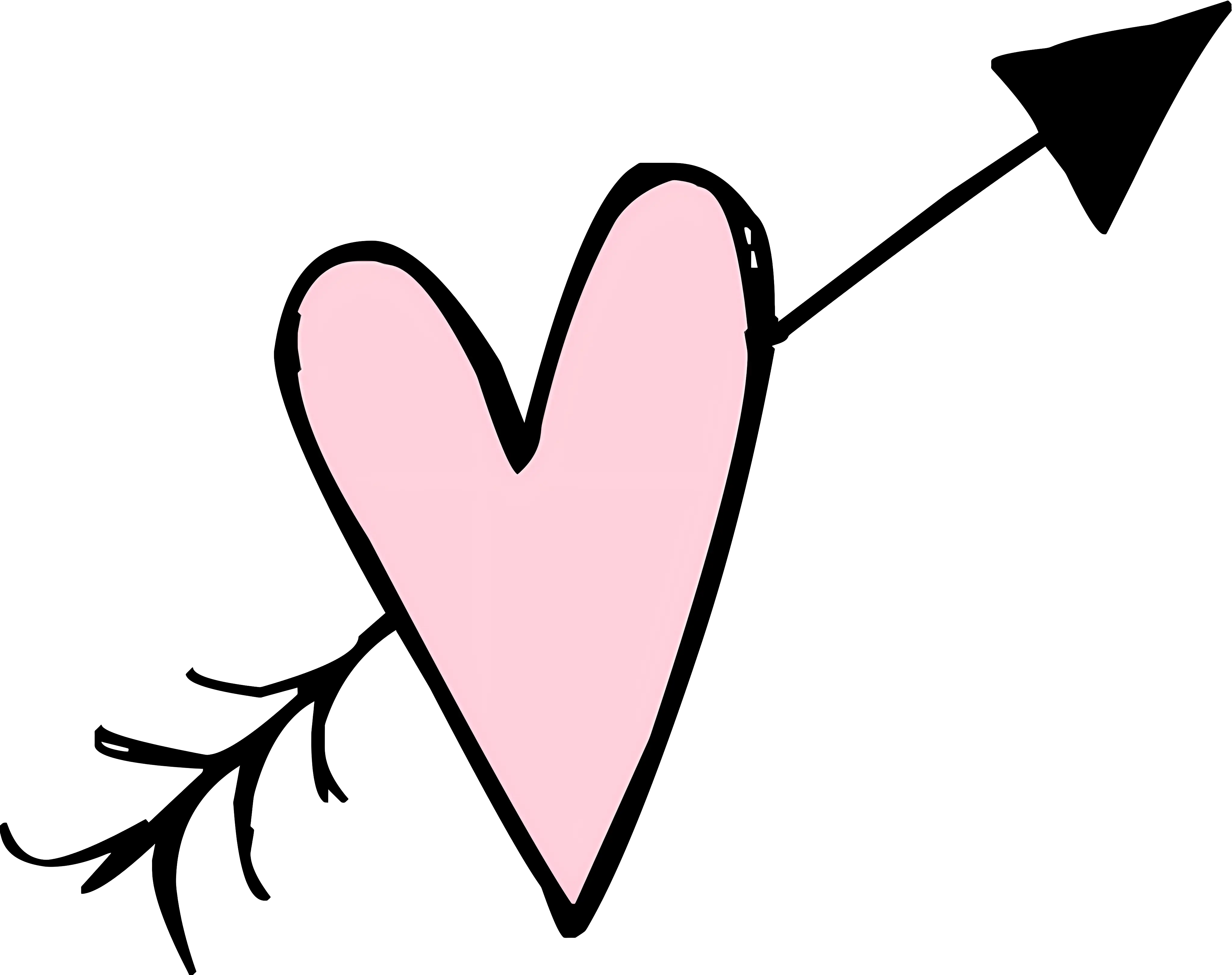 Heart with Arrow in Right Direction
