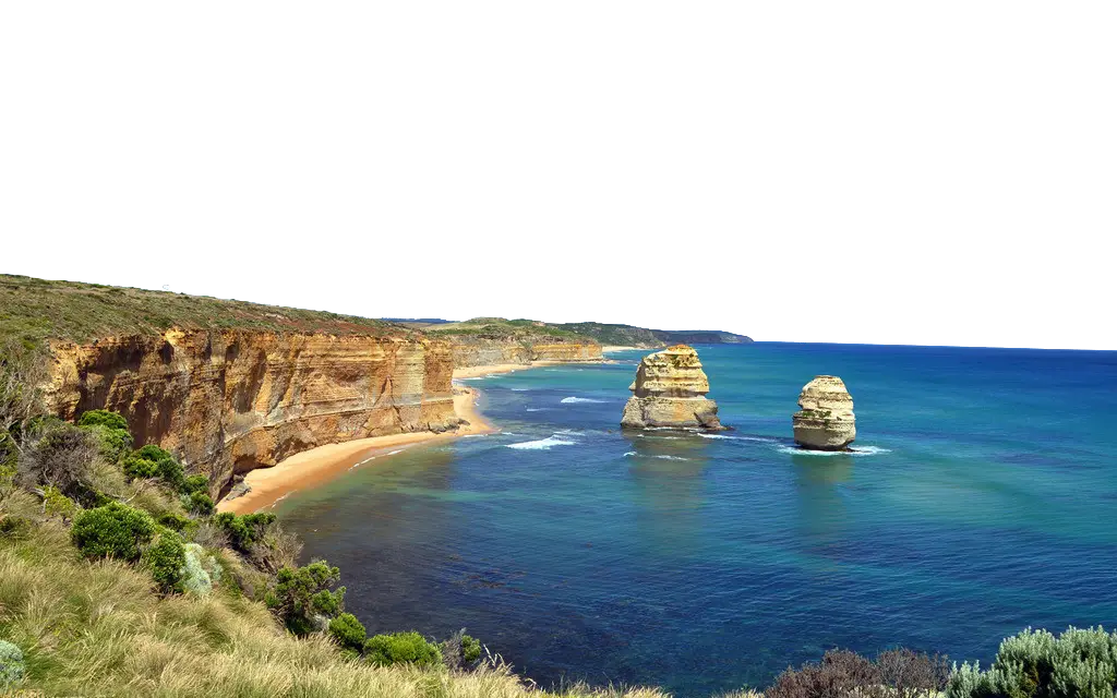 Scenic Coastal Landscape with Cliffs and Ocean